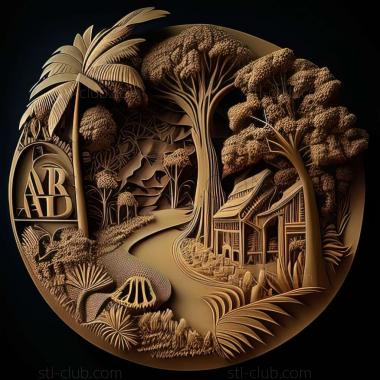 3D модель Pasir Ris Wafer Fab Park в Сингапуре (STL)